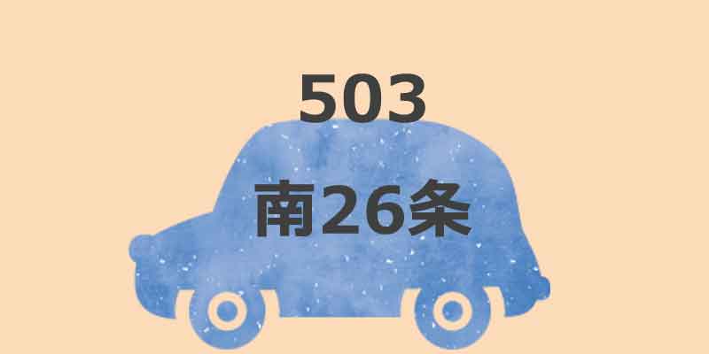 No.503 南26条